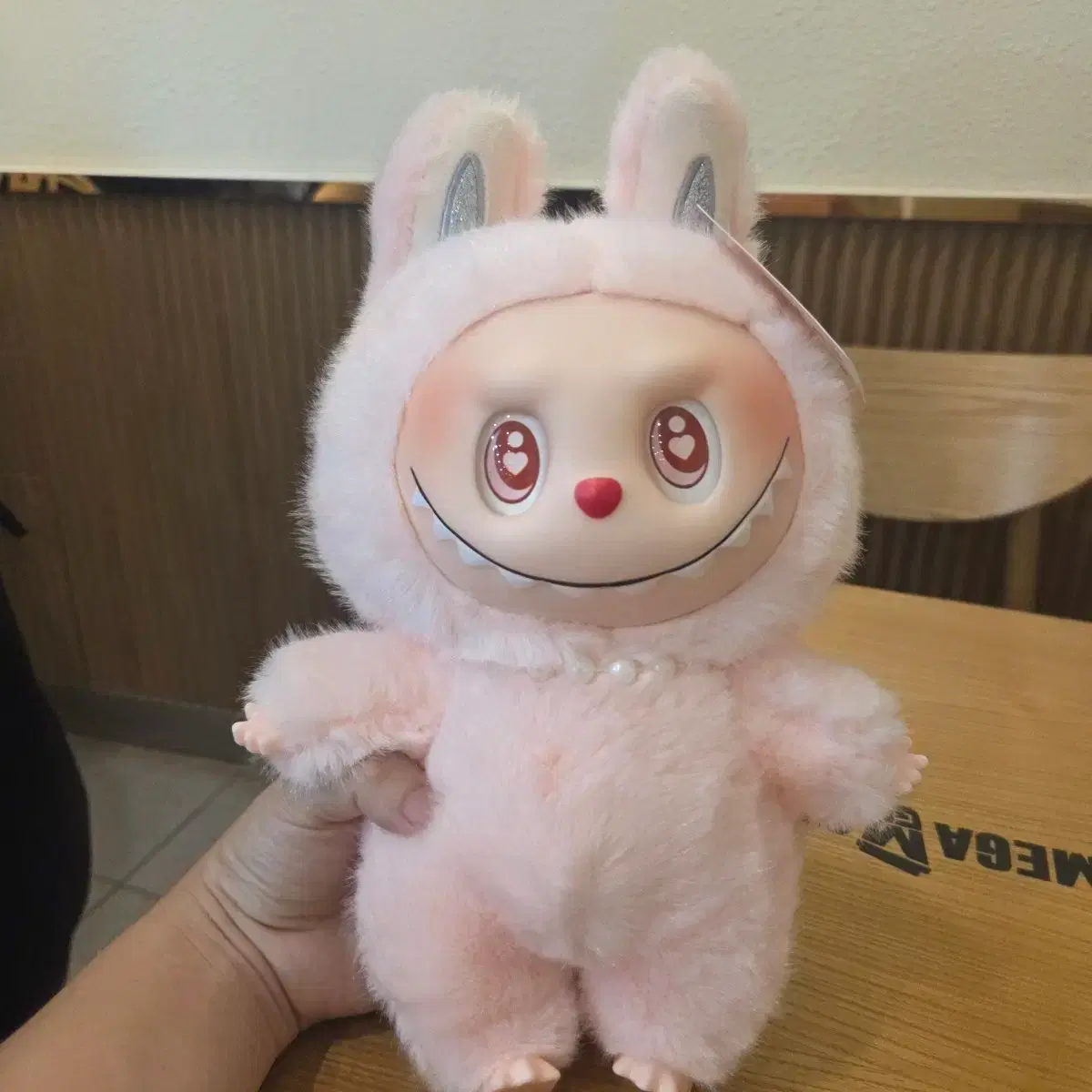 ラブブジモモ 30cm ピンク、ブラックドール